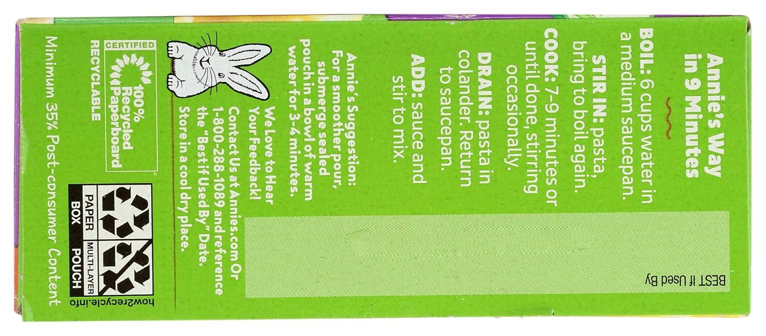 image:imageAnnies Deluxe Shells Pasta and Vegan Cheddar Style Sauce Organic 108 oz Pack of 12Cheese