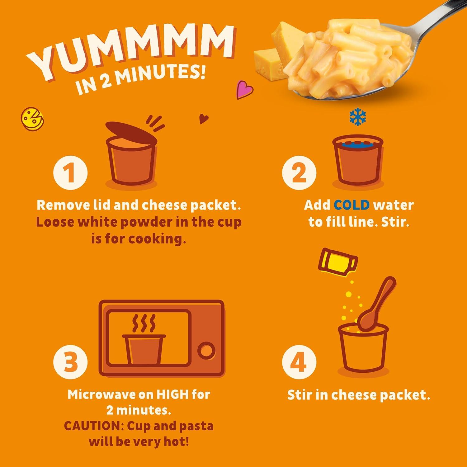 image:imageAnnies Macaroni and Cheese Real Aged Cheddar and Organic Pasta Microwavable Cups 2 Ct 402 oz402 Ounce Pack of 2
