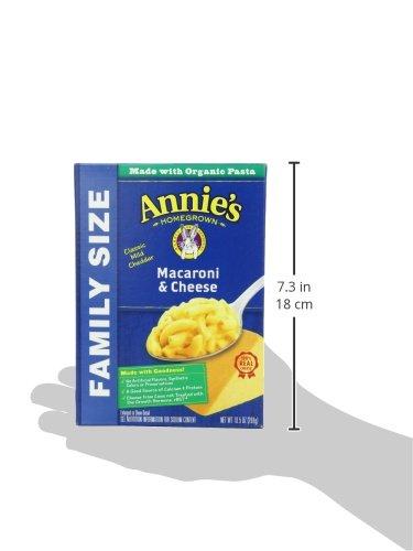 image:imageAnnies Macaroni and Classic Cheddar Made with Organic Pasta and Real Cheese 4 Ct 24 oz105 Ounce Pack of 6