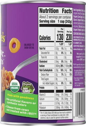 image:imageAnnies Organic Bernie Os Canned Pasta in Tomato and Cheese Sauce 15 oz Pack of 12Bernie Os
