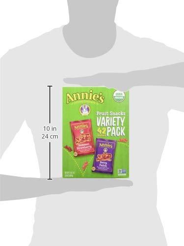 image:imageAnnies Organic Bunny Fruit Flavored Snacks Summer Strawberry Gluten Free Value Pack 22 Pouches 154 ozBerry
