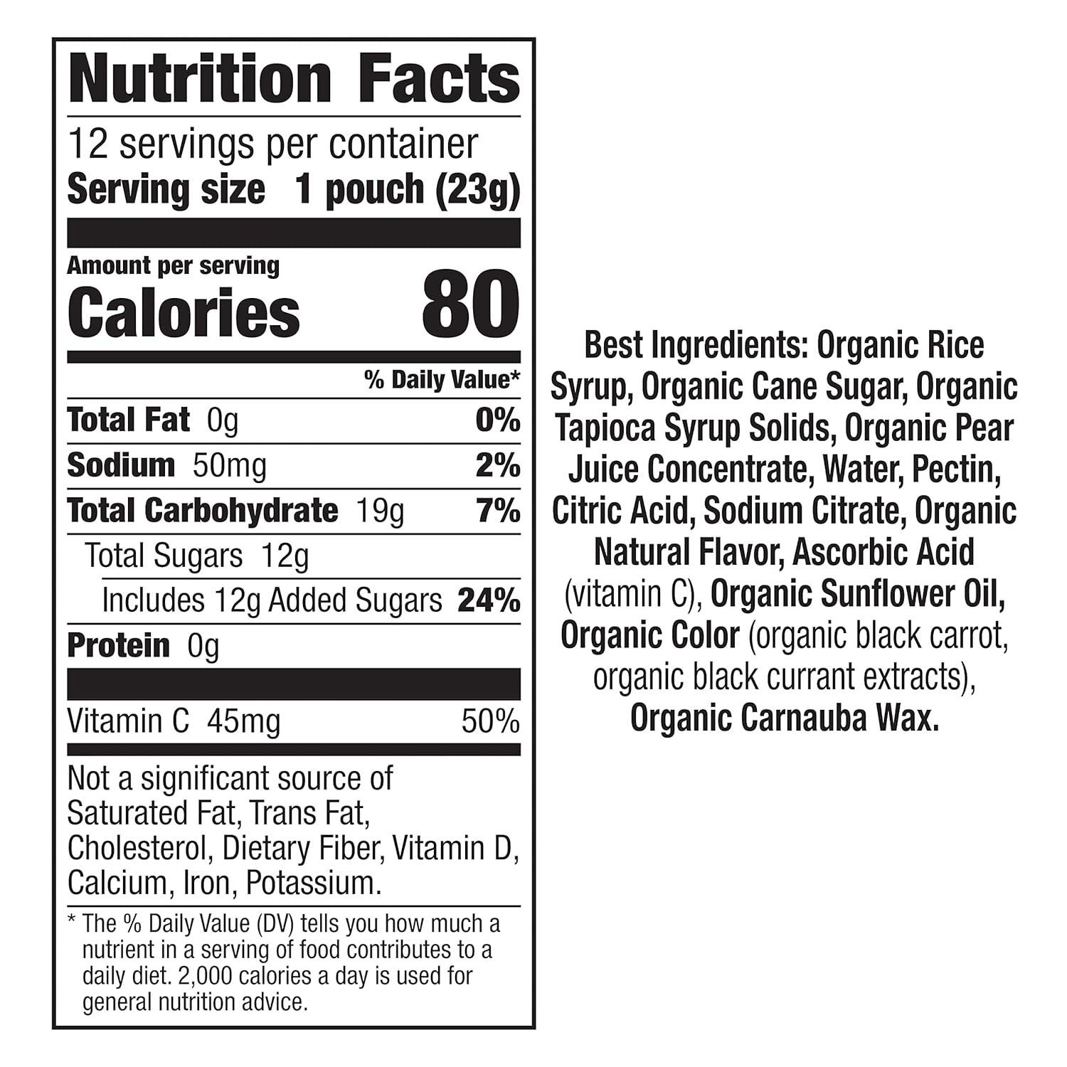 image:imageAnnies Organic Bunny Fruit Flavored Snacks Summer Strawberry Gluten Free Value Pack 22 Pouches 154 ozBerry Patch