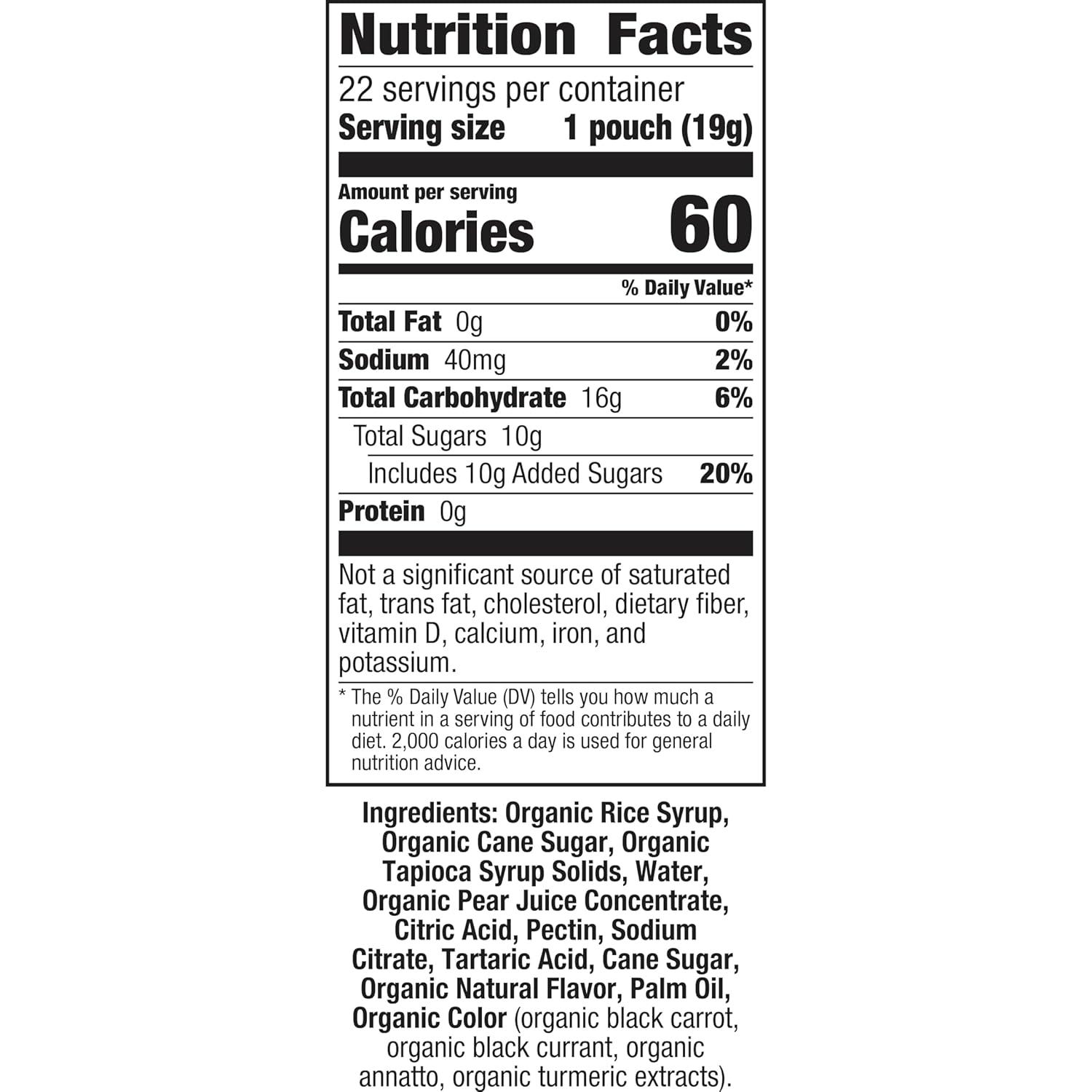 image:imageAnnies Organic Bunny Fruit Flavored Snacks Summer Strawberry Gluten Free Value Pack 22 Pouches 154 ozCherry Lemon Orange