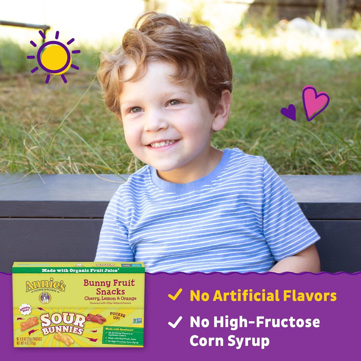image:imageAnnies Organic Bunny Fruit Flavored Snacks Summer Strawberry Gluten Free Value Pack 22 Pouches 154 ozFruit