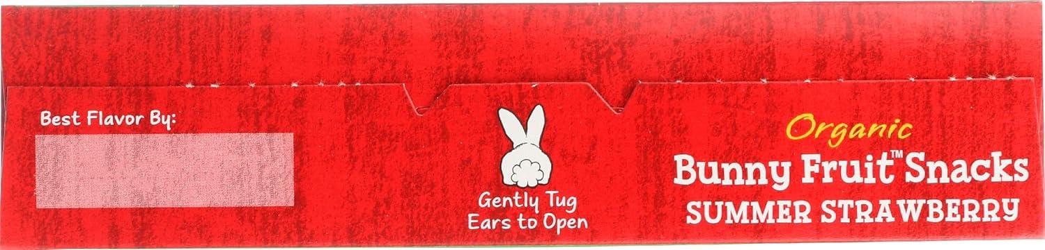 image:imageAnnies Organic Bunny Fruit Flavored Snacks Summer Strawberry Gluten Free Value Pack 22 Pouches 154 ozstrawberry