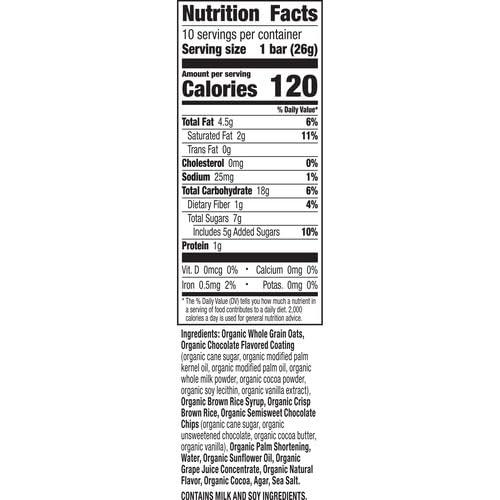 image:imageAnnies Organic Chewy Granola Bars Chocolate Chip 6 Bars 534 oz Pack of 12Chocolate Chip