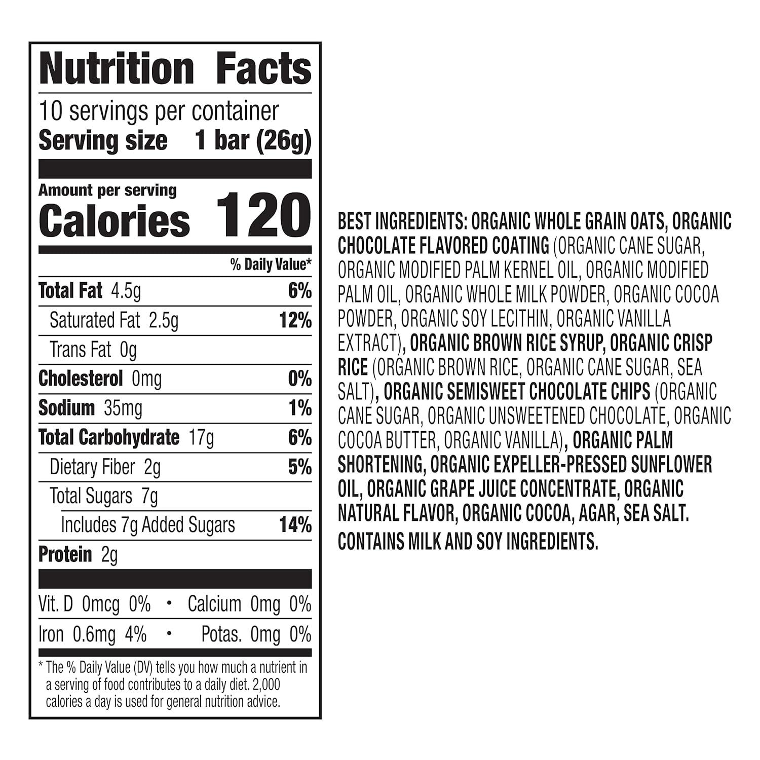 image:imageAnnies Organic Chewy Granola Bars Chocolate Chip 6 Bars 534 oz Pack of 12Chocolate Chip