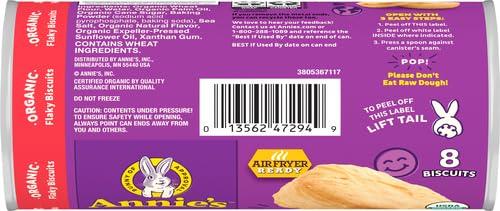 image:imageAnnies Organic Flaky Biscuits Ready to Bake Refrigerated Dough 8 Count 16 oz
