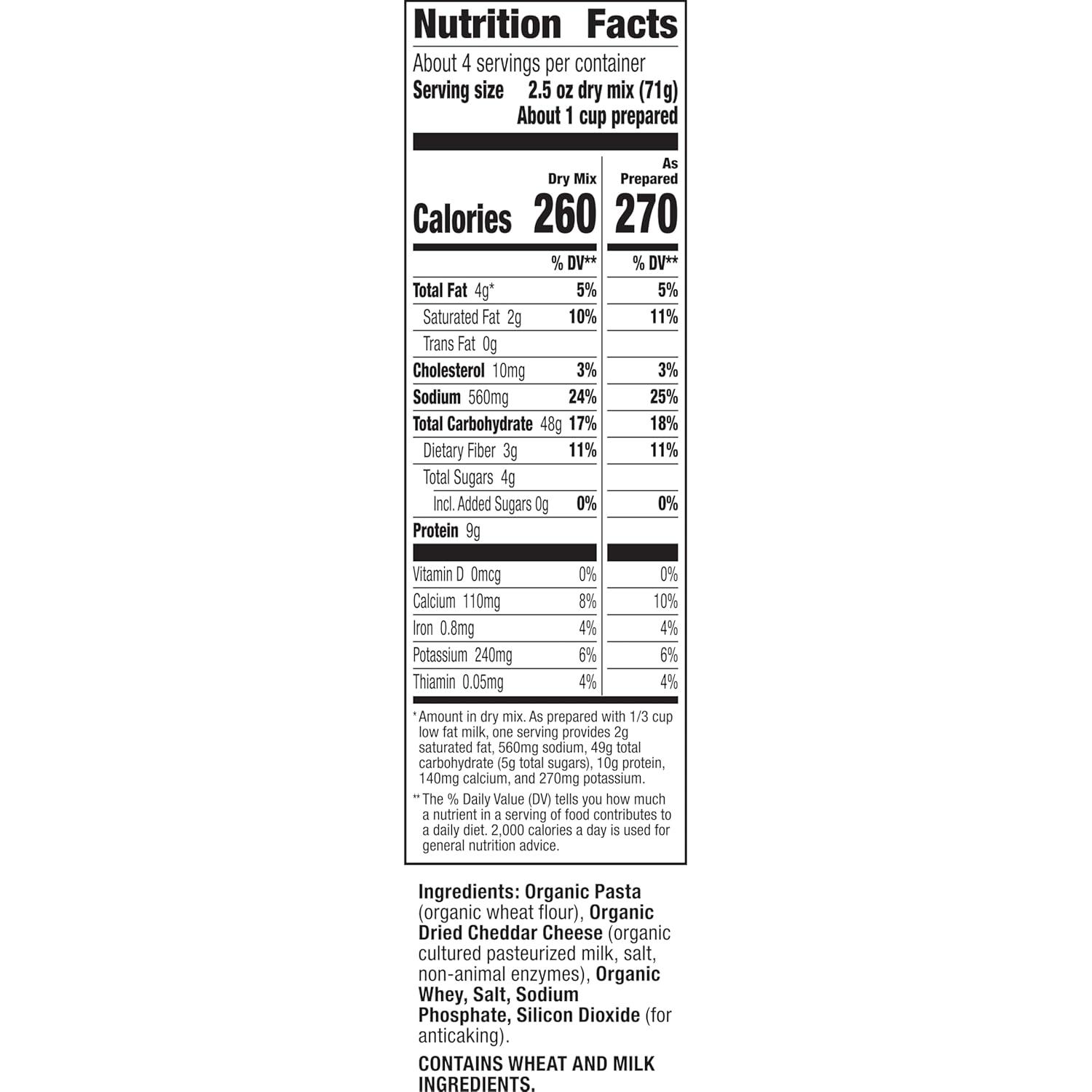 image:imageAnnies Organic Macaroni and Classic Cheddar Made with Real Cheese 6 oz Pack of 12White Cheddar