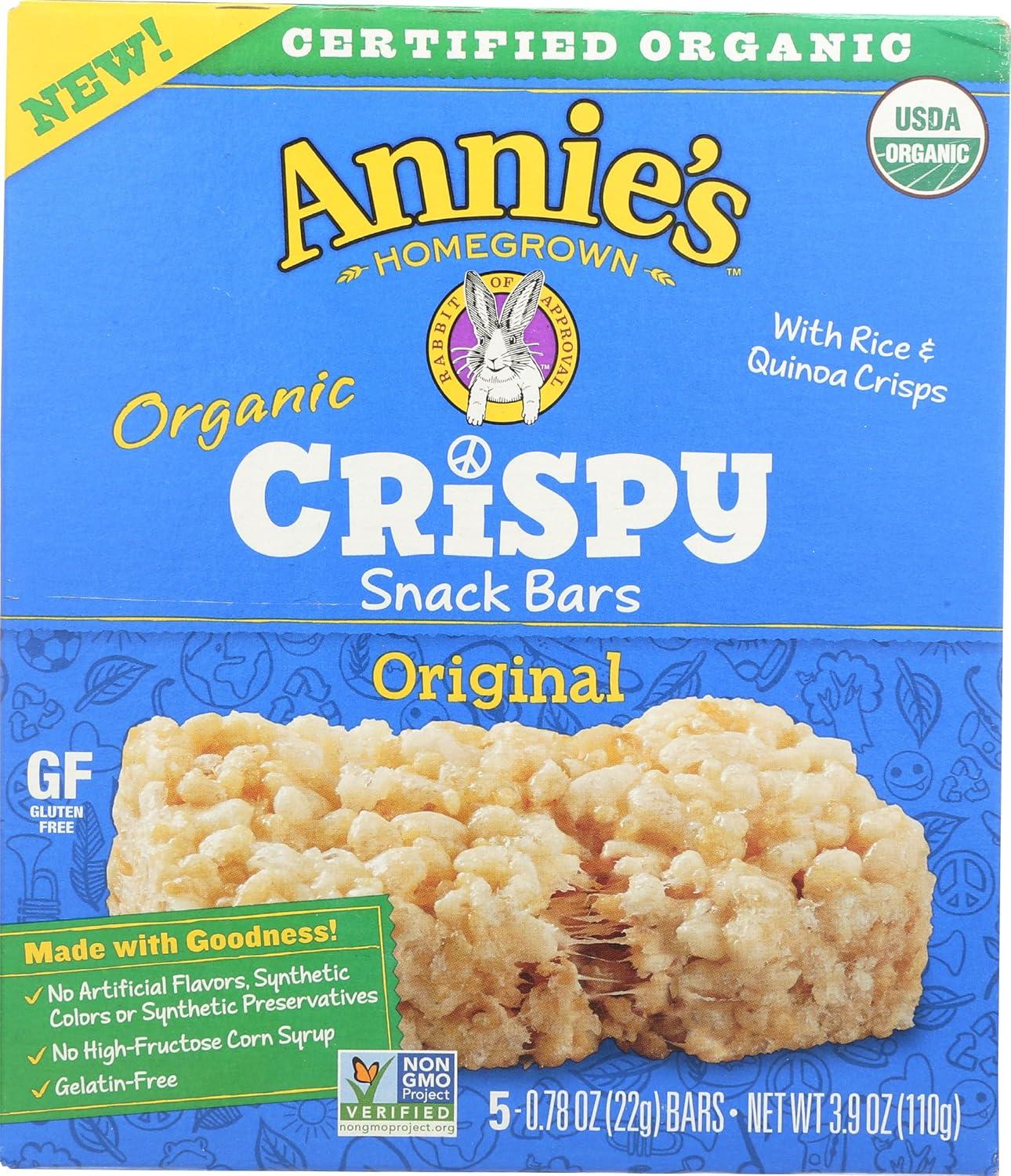 image:imageAnnies Organic Original Crispy Snack Bars Gluten Free 39 oz 5 ctOriginal