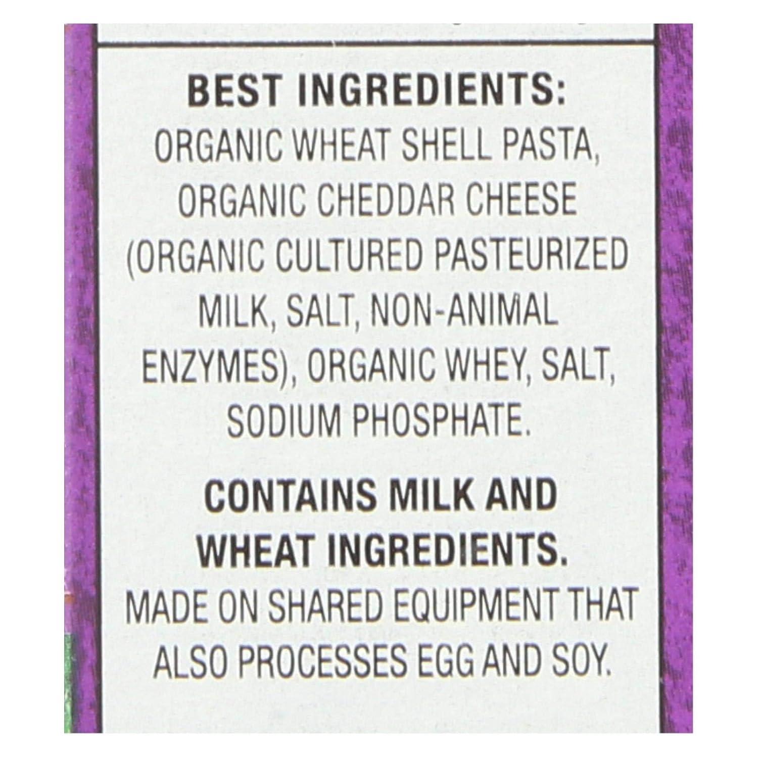 image:imageAnnies Organic Shells and Real Aged Cheddar Made with Real Cheese 6 oz Pack of 12Cheddar