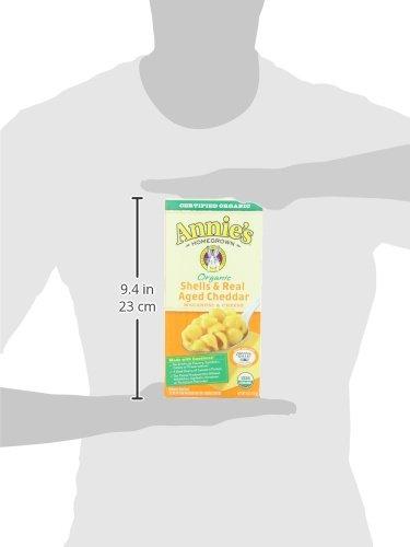 image:imageAnnies Organic Shells and Real Aged Cheddar Made with Real Cheese 6 oz Pack of 12Real Aged Cheddar