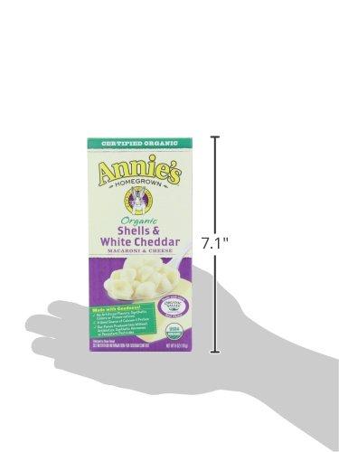image:imageAnnies Organic Shells and White Cheddar Made with Real Cheese 6 oz Pack of 12White Cheddar