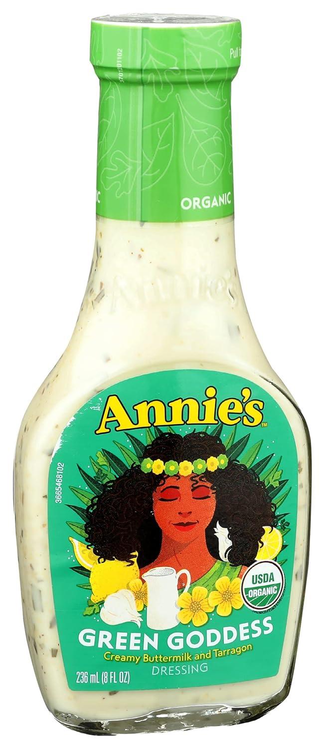 image:imageAnnies Organic Shiitake Sesame Vinaigrette Salad Dressing Vegan NonGMO 8 fl ozGreen Goddess