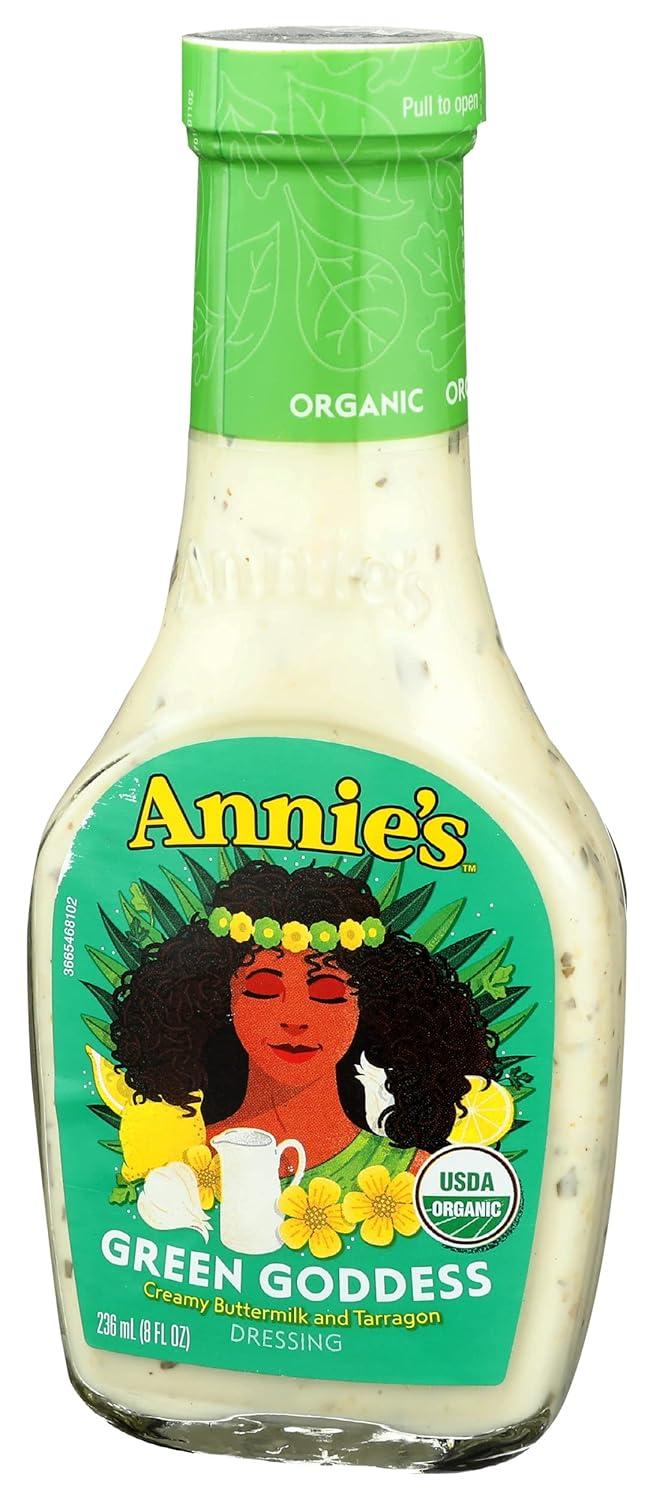 image:imageAnnies Organic Shiitake Sesame Vinaigrette Salad Dressing Vegan NonGMO 8 fl ozGreen Goddess