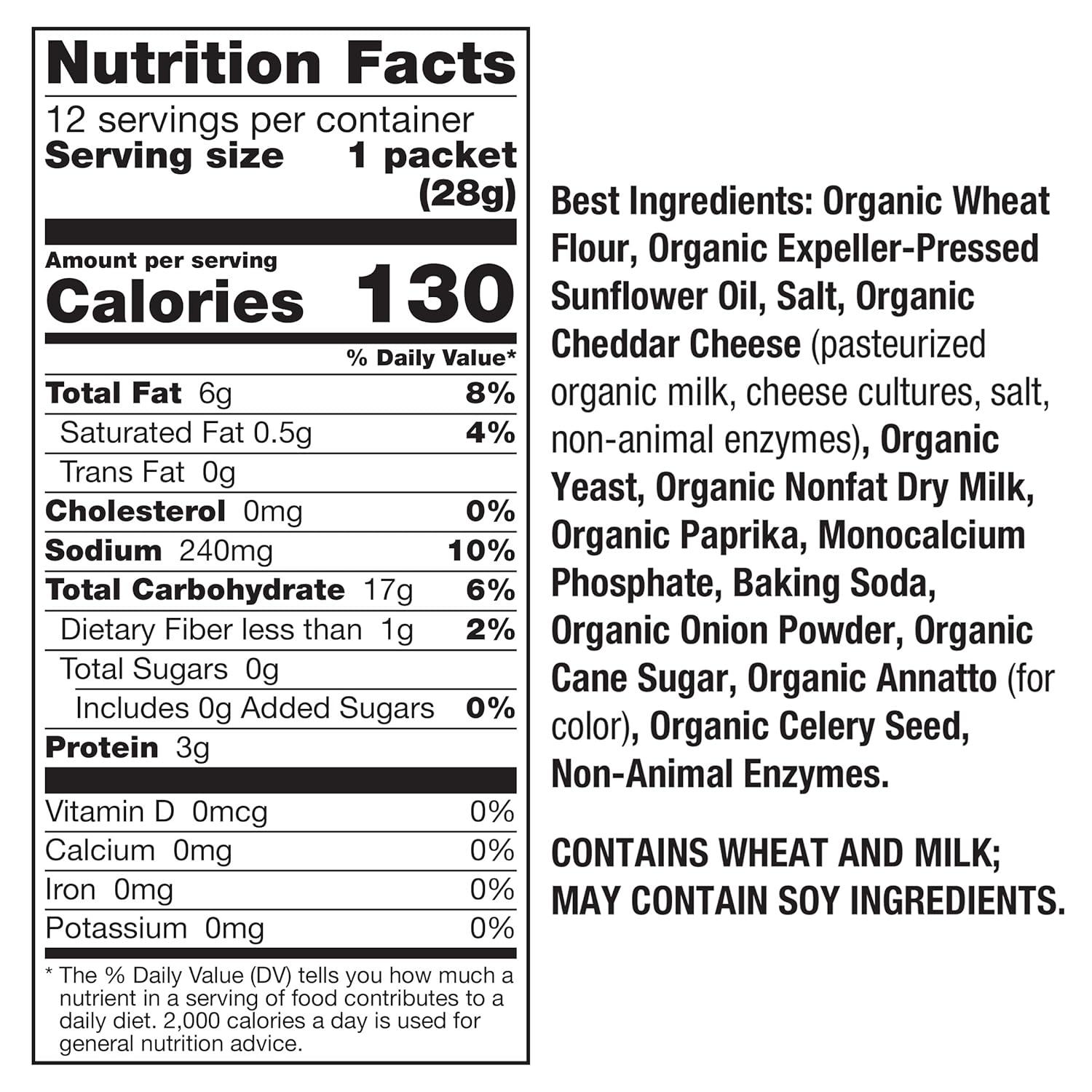 image:imageAnnies Organic Snack Variety Pack Cheddar Bunnies and Bunny Grahams 1 oz 36 ctCheddar