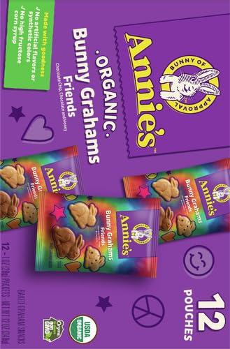 image:imageAnnies Organic Snack Variety Pack Cheddar Bunnies and Bunny Grahams 1 oz 36 ctFriends Bunny Grahams