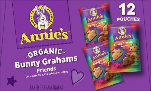 image:imageAnnies Organic Snack Variety Pack Cheddar Bunnies and Bunny Grahams 1 oz 36 ctFriends Bunny Grahams
