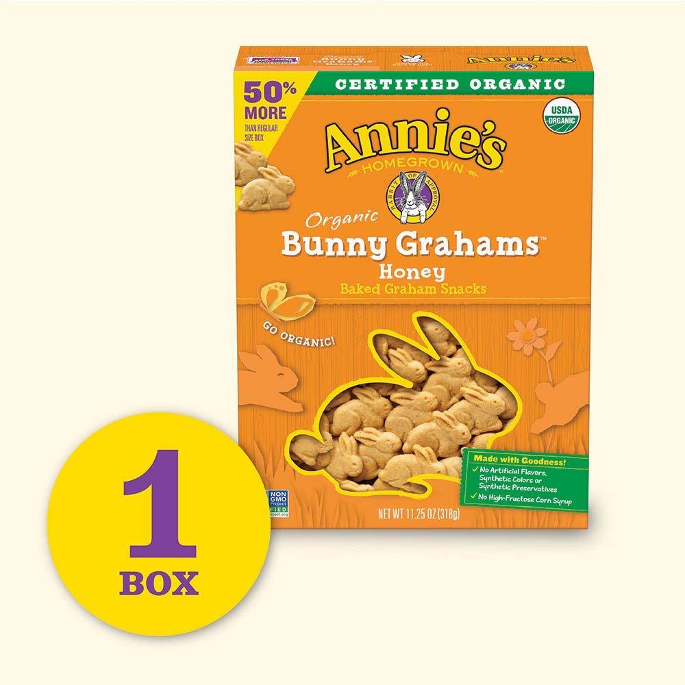 image:imageAnnies Organic Snack Variety Pack Cheddar Bunnies and Bunny Grahams 1 oz 36 ctHoney