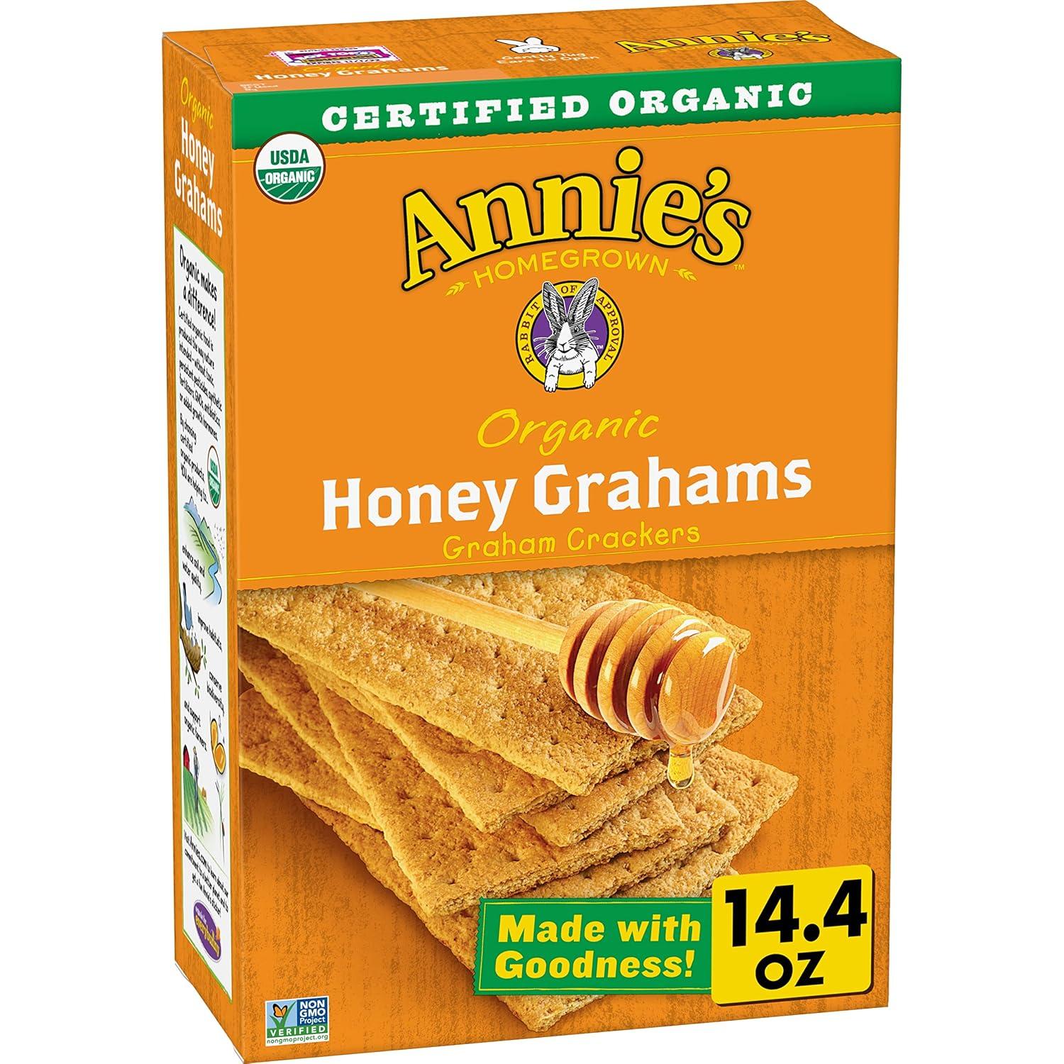 image:imageAnnies Organic Snack Variety Pack Cheddar Bunnies and Bunny Grahams 1 oz 36 ctHoney