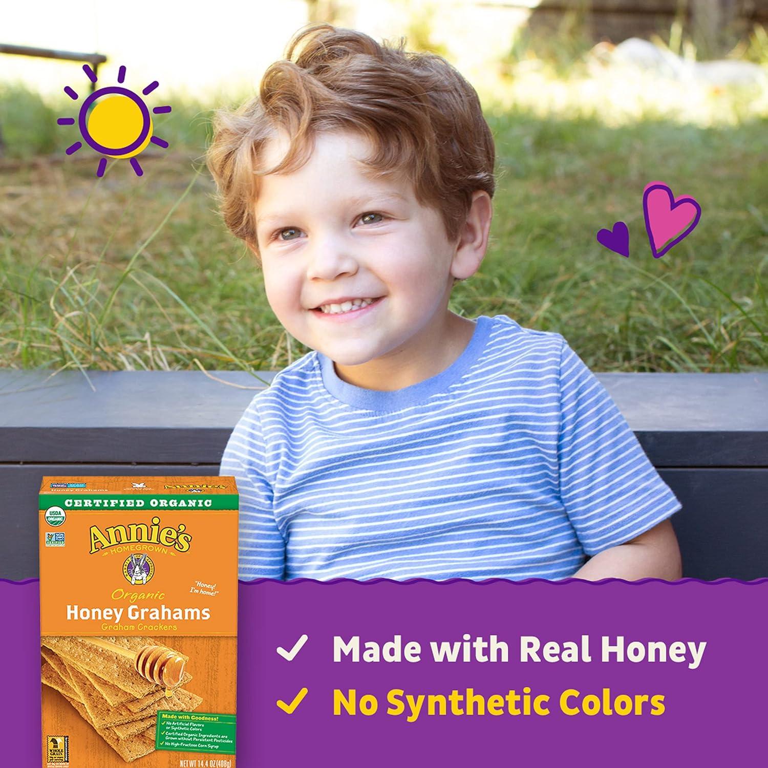 image:imageAnnies Organic Snack Variety Pack Cheddar Bunnies and Bunny Grahams 1 oz 36 ctHoney