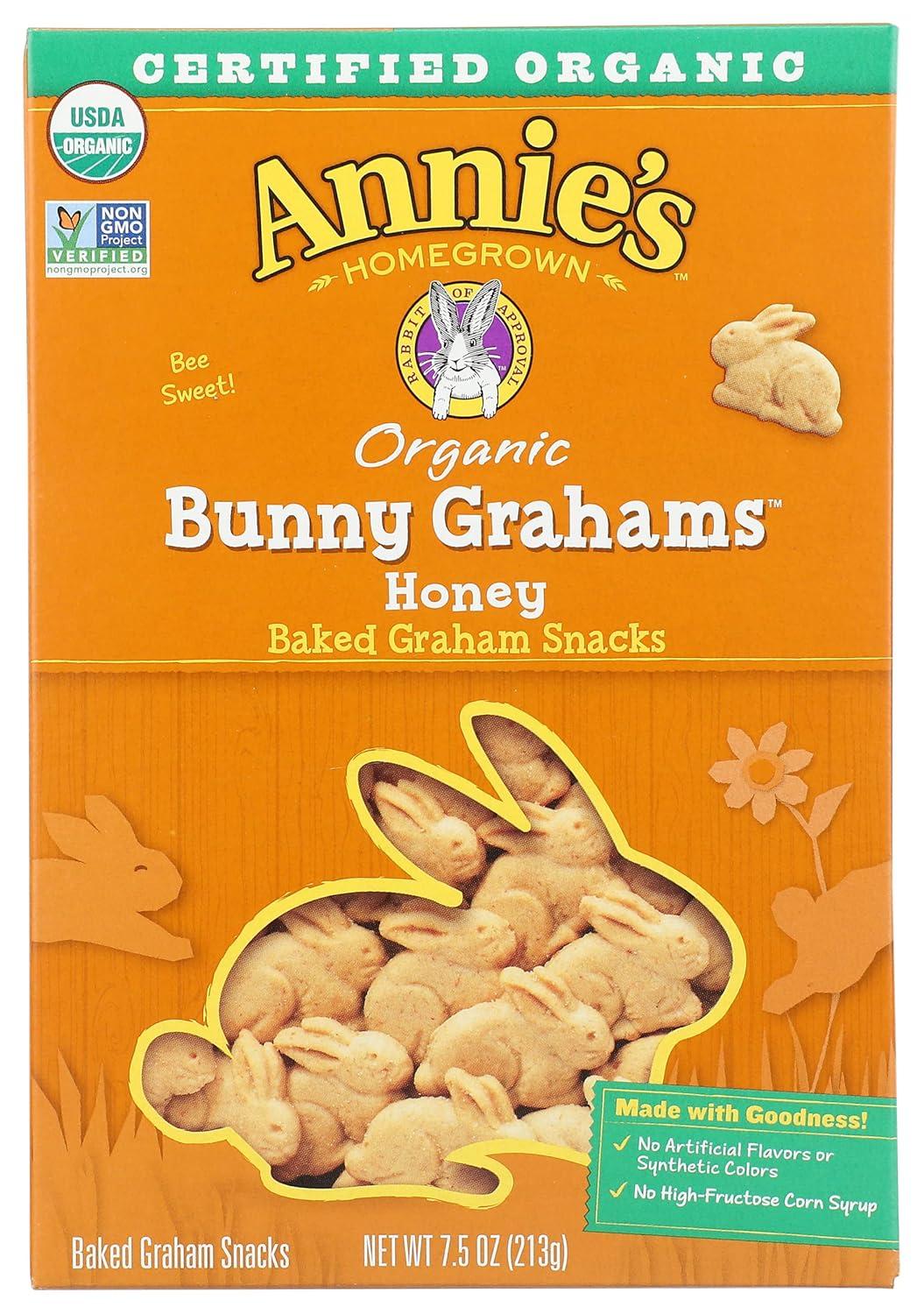 image:imageAnnies Organic Snack Variety Pack Cheddar Bunnies and Bunny Grahams 1 oz 36 ctHoney