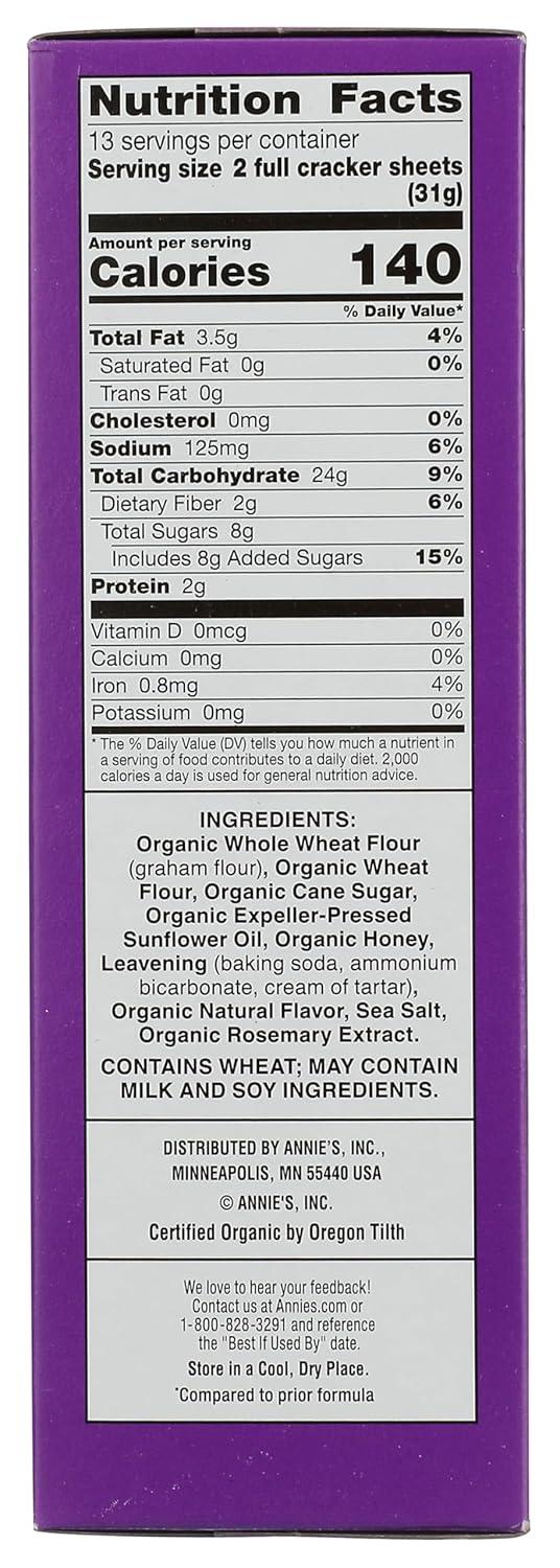 image:imageAnnies Organic Snack Variety Pack Cheddar Bunnies and Bunny Grahams 1 oz 36 ctHoney