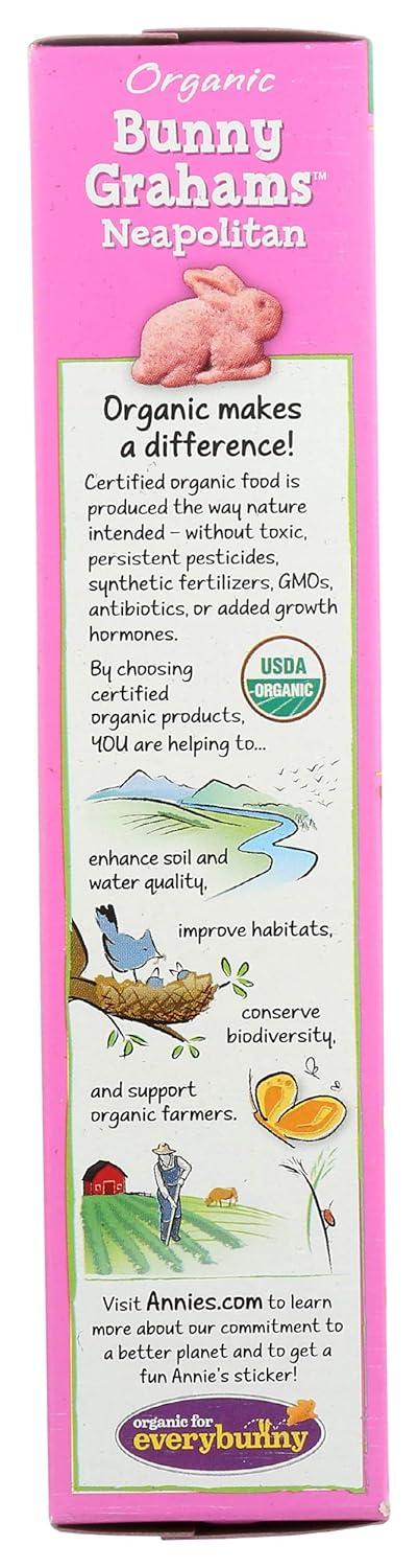 image:imageAnnies Organic Snack Variety Pack Cheddar Bunnies and Bunny Grahams 1 oz 36 ctNeapolitan