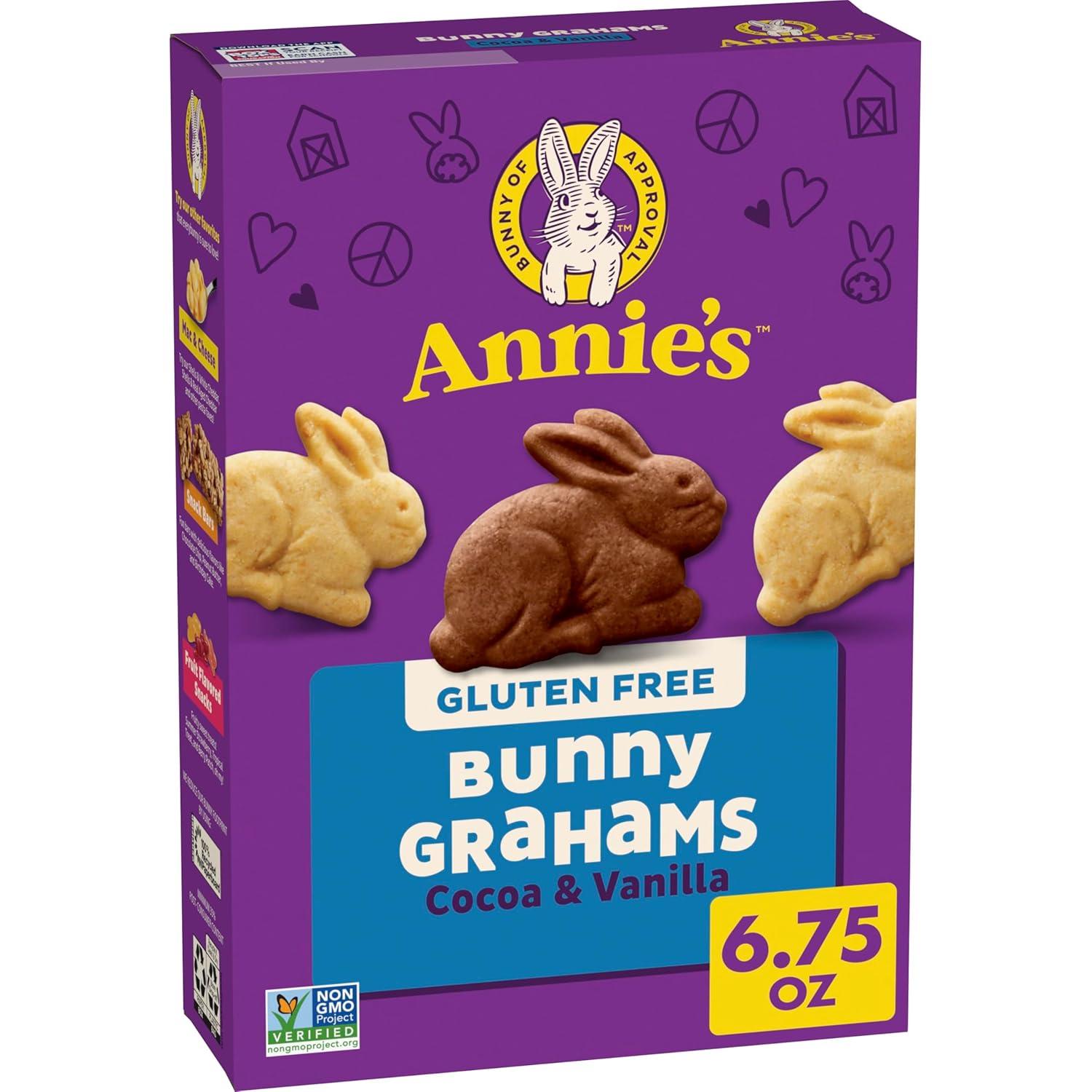 image:imageAnnies Organic Snack Variety Pack Cheddar Bunnies and Bunny Grahams 1 oz 36 ctVanilla