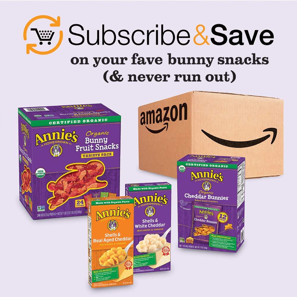 image:imageAnnies Real Aged Cheddar Microwavable Mac and Cheese Cup with Organic Pasta Made with Real Cheese Dinner Side or Snacks 201 oz Pack of 12Real Aged Cheddar