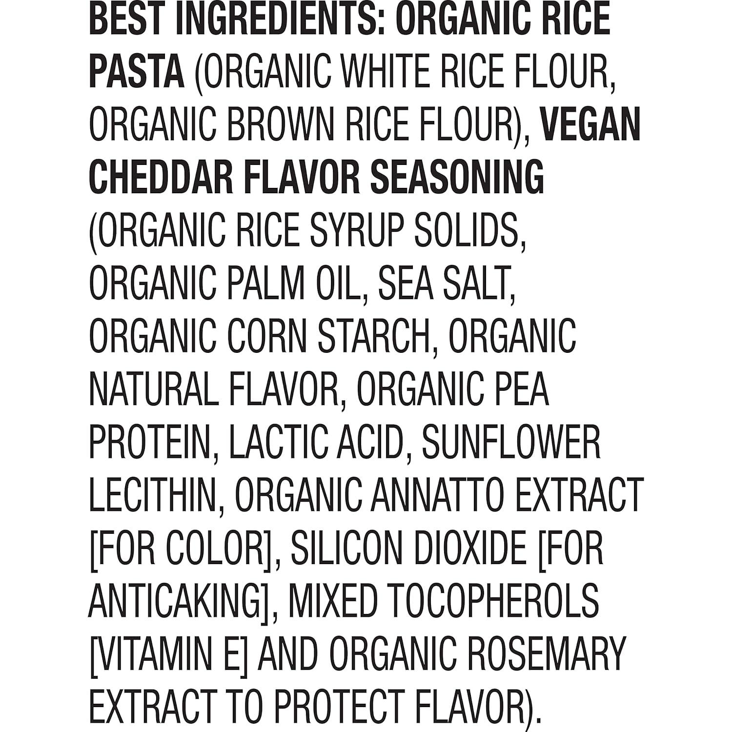 image:imageAnnies Vegan Mac Rice Pasta and Cheddar Flavor Dinner with Organic Gluten Free Pasta 6 OZ Pack of 12Cheddar