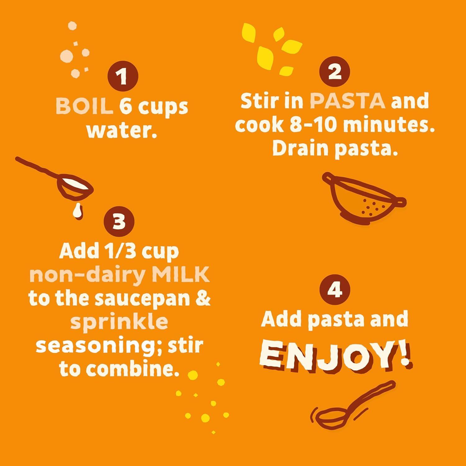 image:imageAnnies Vegan Mac and Cheddar Flavor Pasta and Sauce Organic Plant Based Dinner Side or Snacks 6 oz Pack of 12Cheddar
