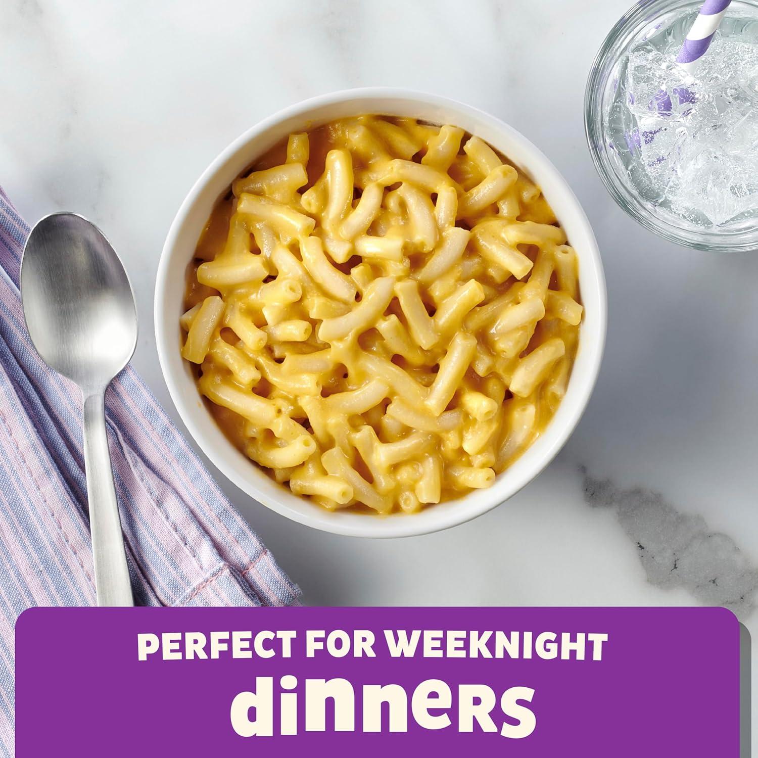 image:imageAnnies Vegan Mac and Cheddar Flavor Pasta and Sauce Organic Plant Based Dinner Side or Snacks 6 oz Pack of 12Cheddar