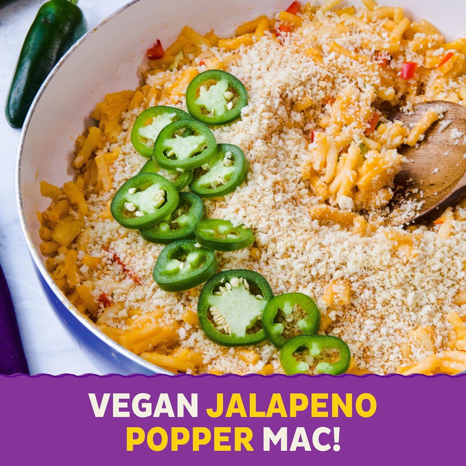 image:imageAnnies Vegan Mac and Cheddar Flavor Pasta and Sauce Organic Plant Based Dinner Side or Snacks 6 oz Pack of 12Cheddar