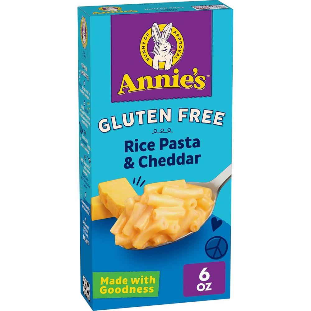 image:imageAnnies Gluten Free Rice Pasta and Cheddar Made with Real Cheese 6 oz Pack of 12Cheddar