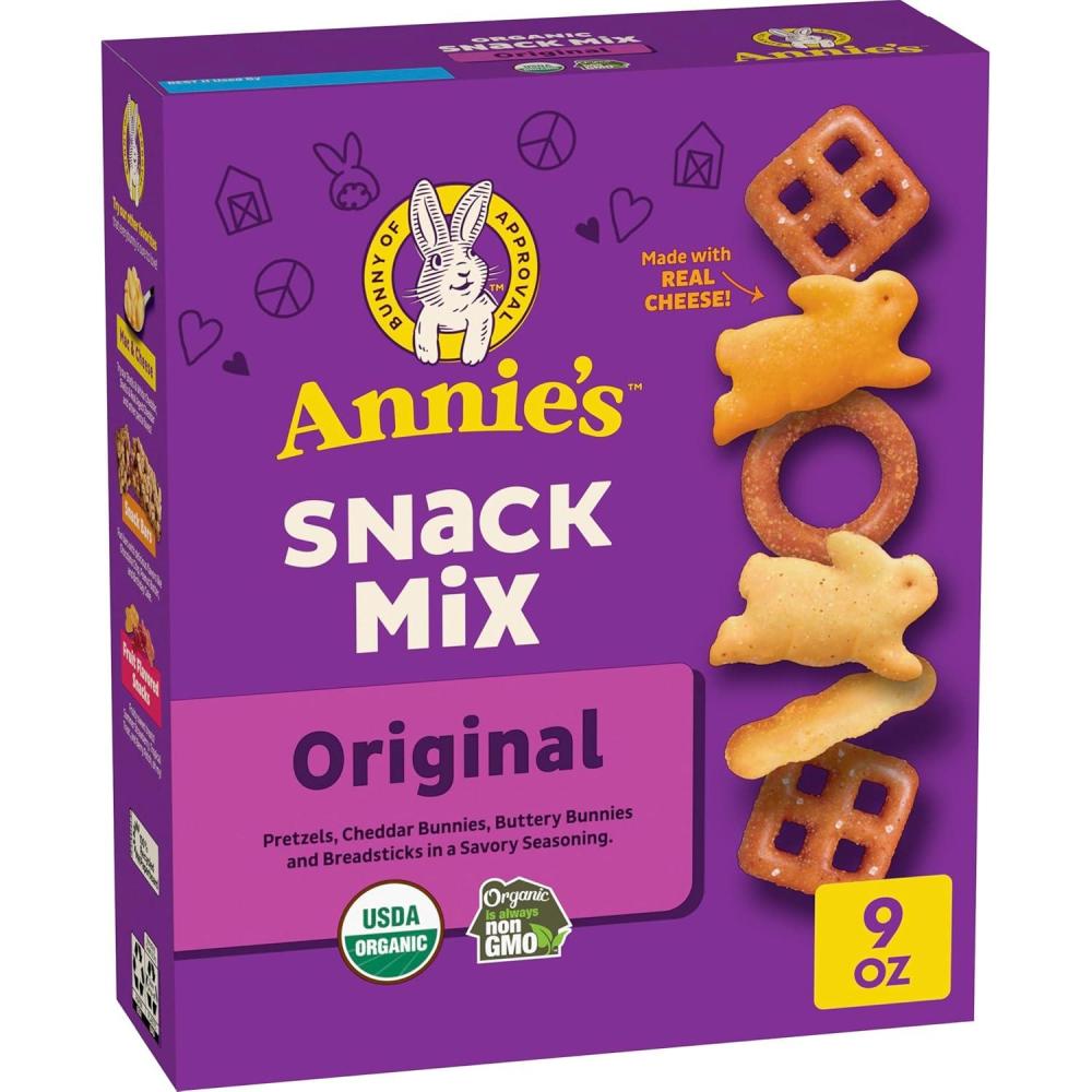 image:imageAnnies Organic Assorted Crackers and Pretzels Snack Mix 9 ozOriginal