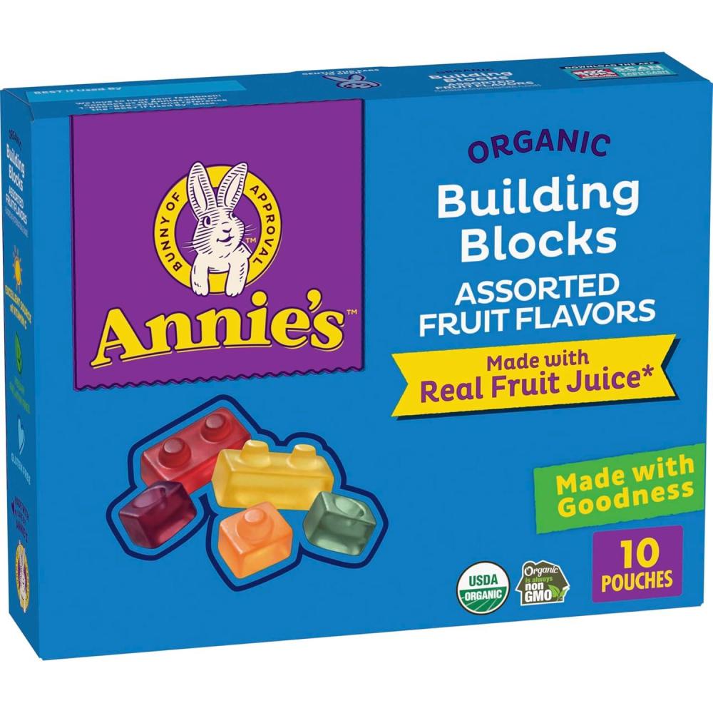 image:imageAnnies Organic Bunny Fruit Flavored Snacks Summer Strawberry Gluten Free Value Pack 22 Pouches 154 ozAssorted Fruit