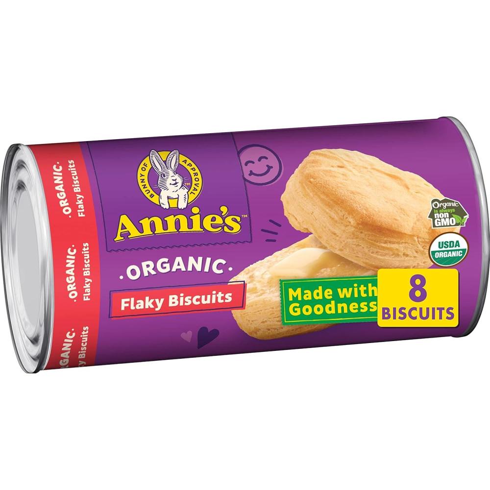 image:imageAnnies Organic Flaky Biscuits Ready to Bake Refrigerated Dough 8 Count 16 oz