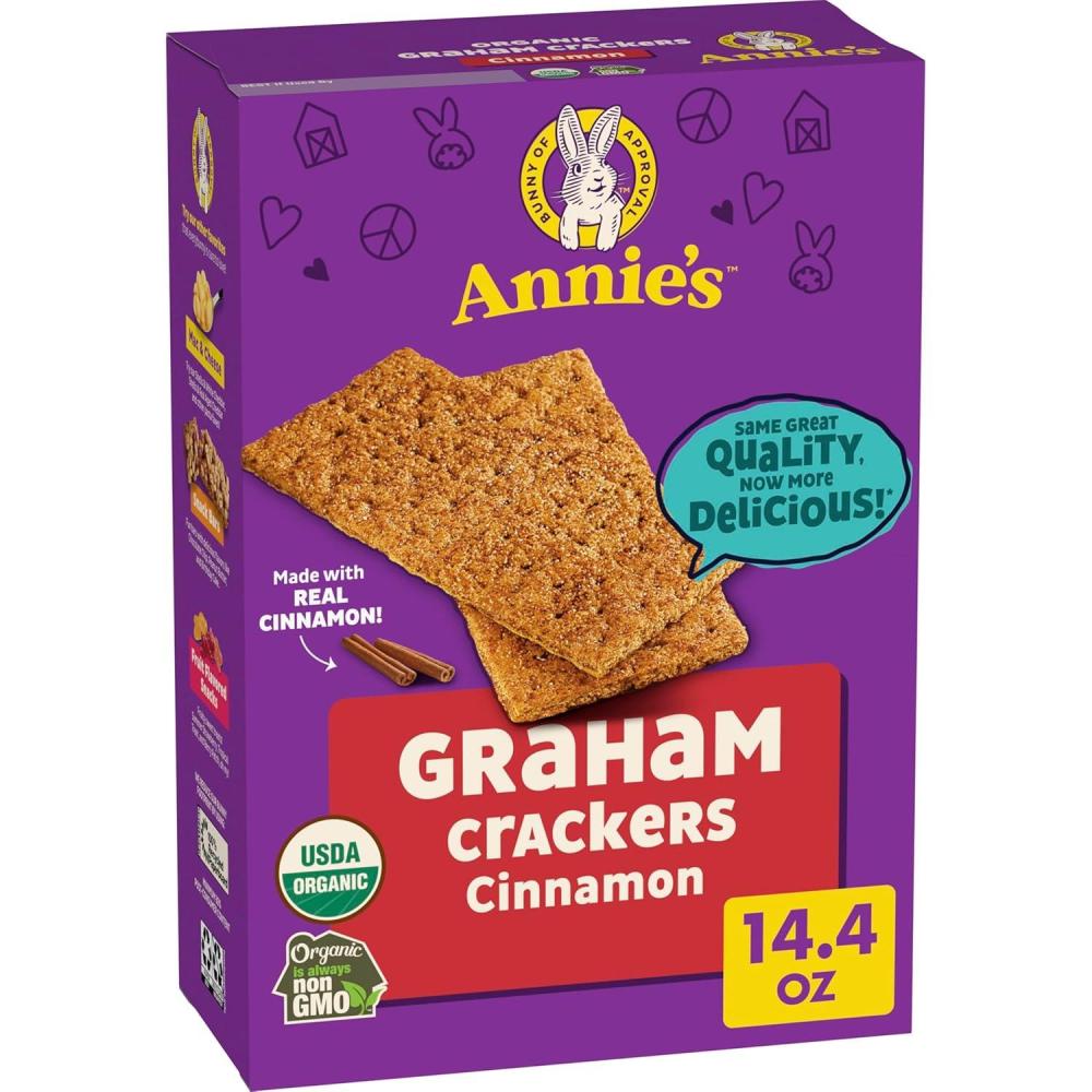 image:imageAnnies Organic Honey Graham Crackers Made With Whole Grain 144 ozCinnamon
