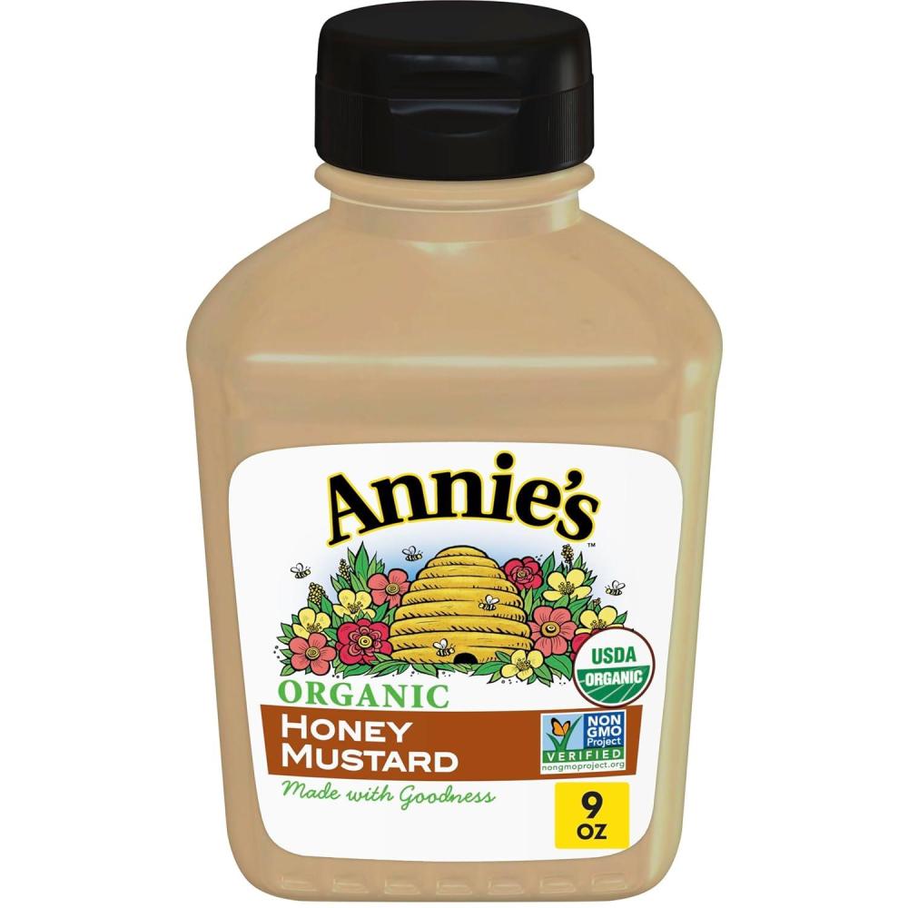 image:imageAnnies Organic Horseradish Mustard Gluten Free 9 ozHoney Mustard