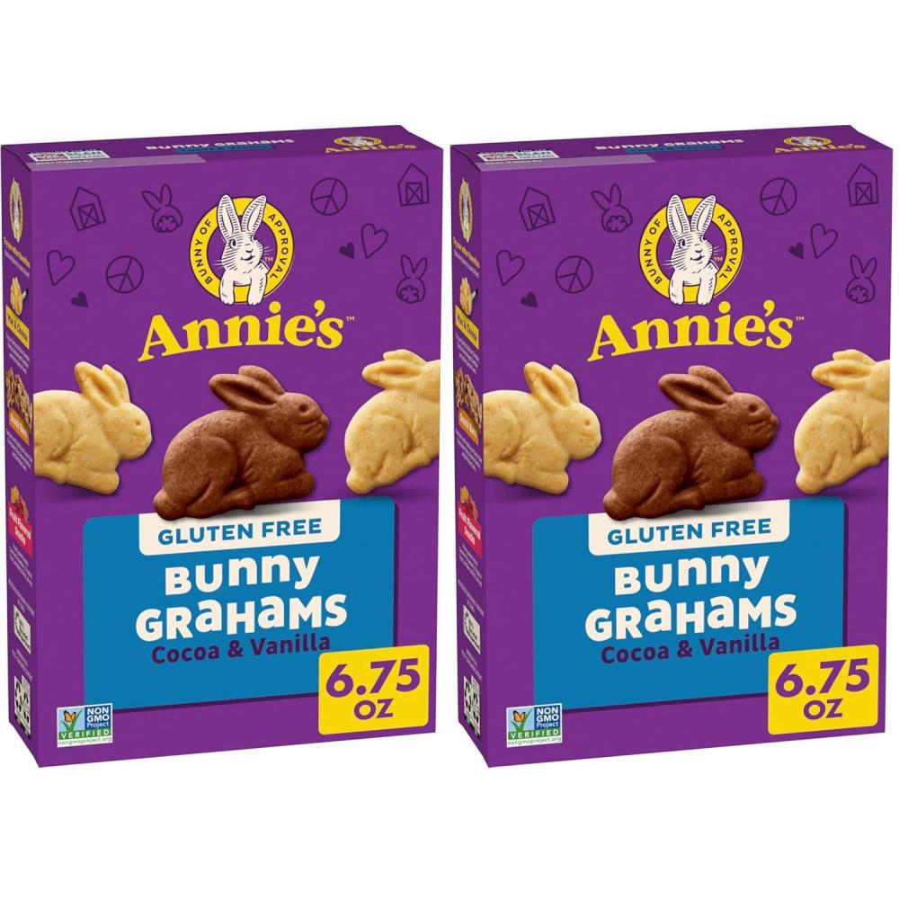 image:imageAnnies Organic Snack Variety Pack Cheddar Bunnies and Bunny Grahams 1 oz 36 ctVanilla