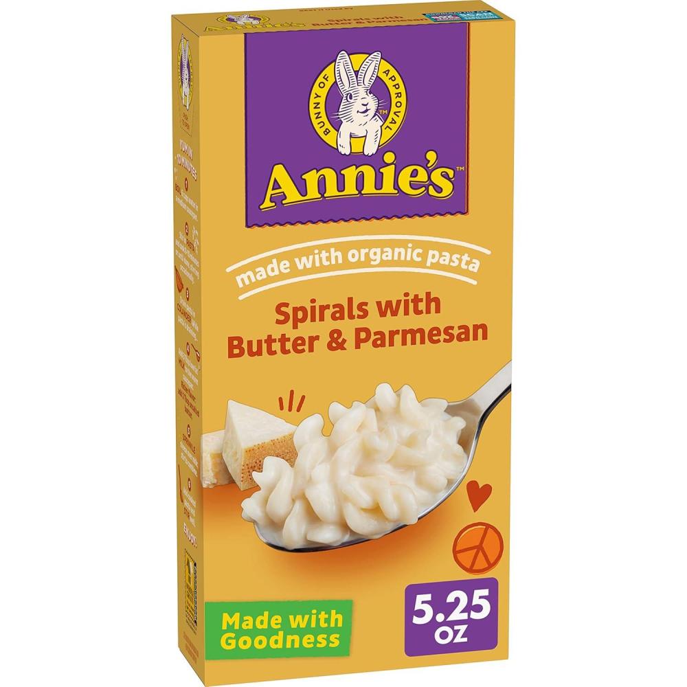 image:imageAnnies Spirals with Butter and Parmesan Made with Organic Pasta and Real Cheese 525 oz Pack of 12Butter  Parmesan