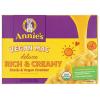 Annie’s Deluxe Shells Pasta and Vegan Cheddar Style Sauce, Organic, 10.8 oz (Pack of 12)(Cheese)