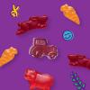 Annie’s Organic Bees, Bugs, and Butterflies Fruit Flavored Snacks, 10 Pouches, 7 oz(Strawberry  Orange & Raspberry)