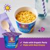 Annie’s White Cheddar with Organic Pasta, Macaroni and Cheese Microwavable Cups, Made with Real Cheese, 8 Ct, 16.08 oz(Classic Cheddar)