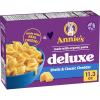 Annie’s Deluxe Shells and Aged Cheddar, Pasta and Cheese Sauce, Mac and Cheese Made with Organic Pasta, Dinner Side or Snacks, 11 oz (Pack of 12)(Classic Cheddar)