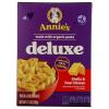 Annie’s Deluxe Shells and Aged Cheddar, Pasta and Cheese Sauce, Mac and Cheese Made with Organic Pasta, Dinner Side or Snacks, 11 oz (Pack of 12)(Four Cheese)