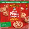 Annie’s Frozen Mini Pizza Bagels, Uncured Pepperoni, Snacks, 9 Ct, 6.65 oz(6.65 Ounce)