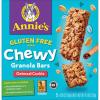 Annie’s Gluten Free Chewy Granola Bars, Double Chocolate Chip, 5 Bars, 4.9 oz (Pack of 12)(Oatmeal Cookie)
