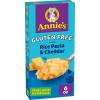 Annie’s Gluten Free Rice Pasta and Cheddar, Made with Real Cheese, 6 oz (Pack of 12)(Cheddar)